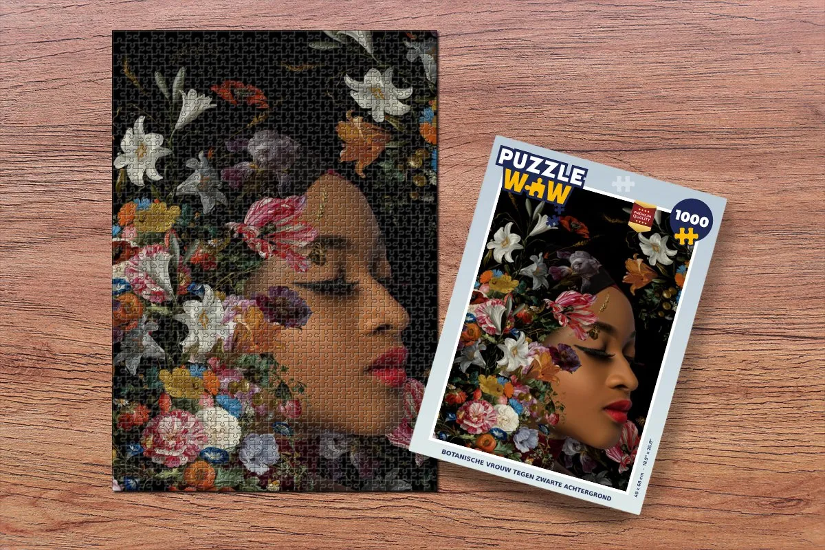 PuzzleWow Flora Legpuzzel 1000 Stuks - Multicolor