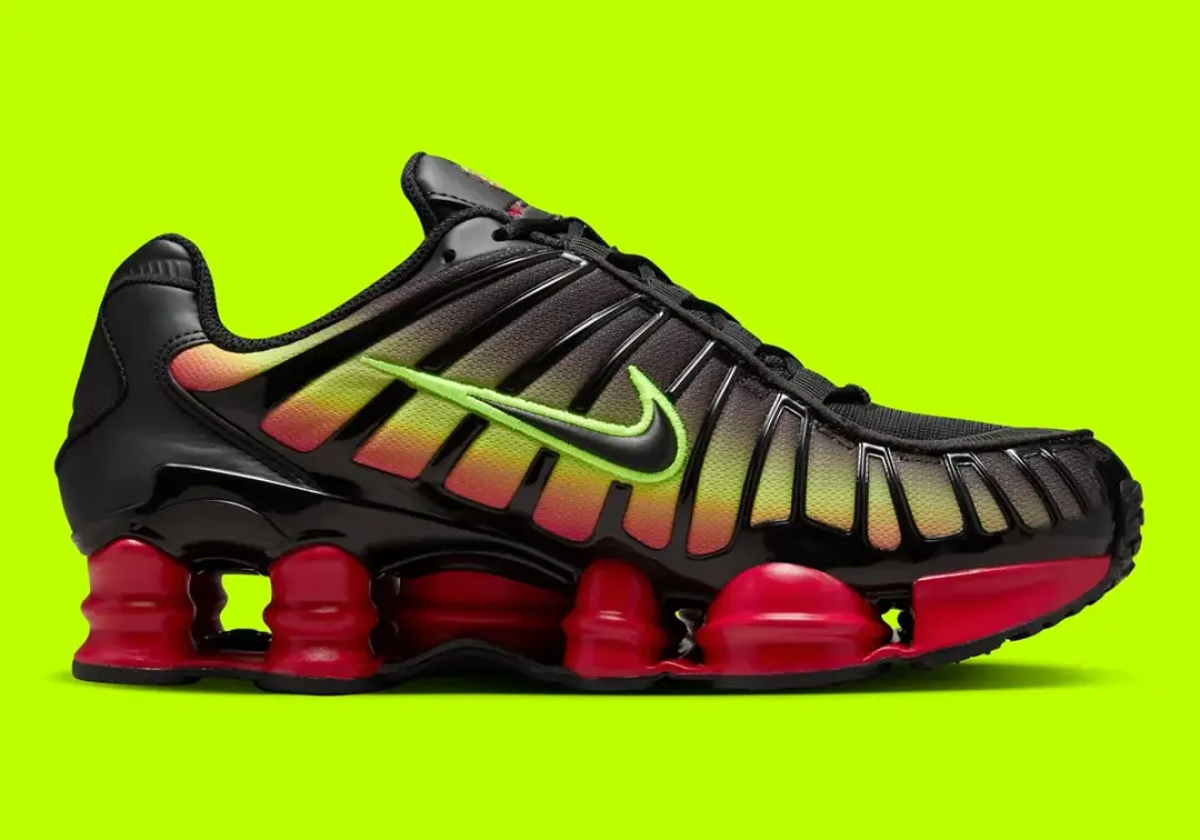 "Sneakers Nike Shox TL Limited Edition ""Volt Fire Red"""