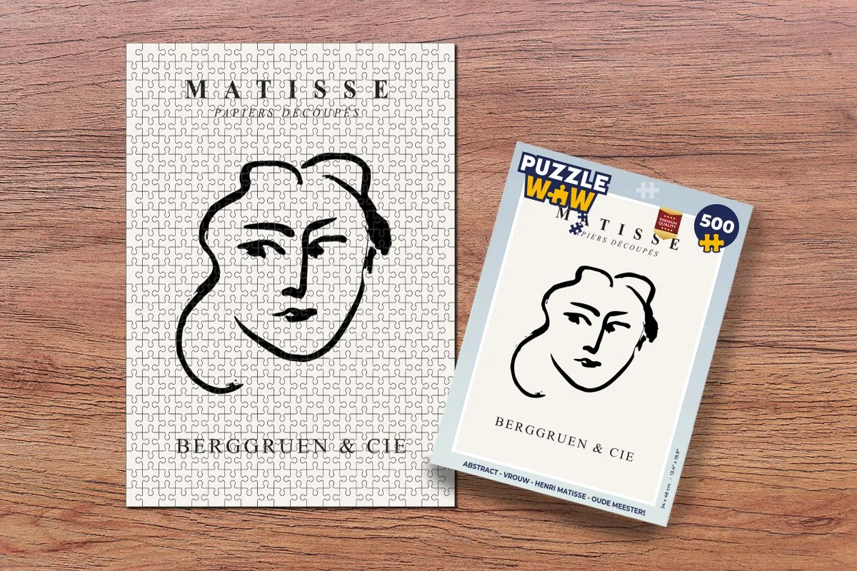 PuzzleWow Abstract Legpuzzel Henri Matisse 500 Stuks - Multicolor