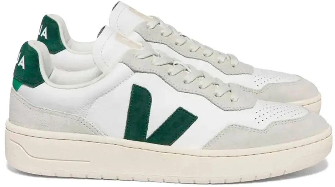 Veja V-90 Leather Schoenen Wit EU 42 Vrouw