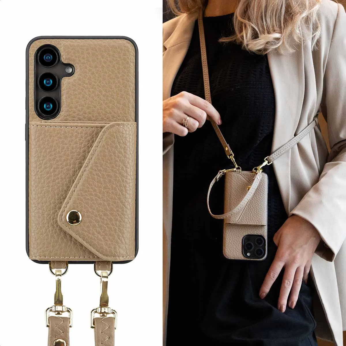 Selencia Koordhoes Samsung Galaxy S24 - Taupe