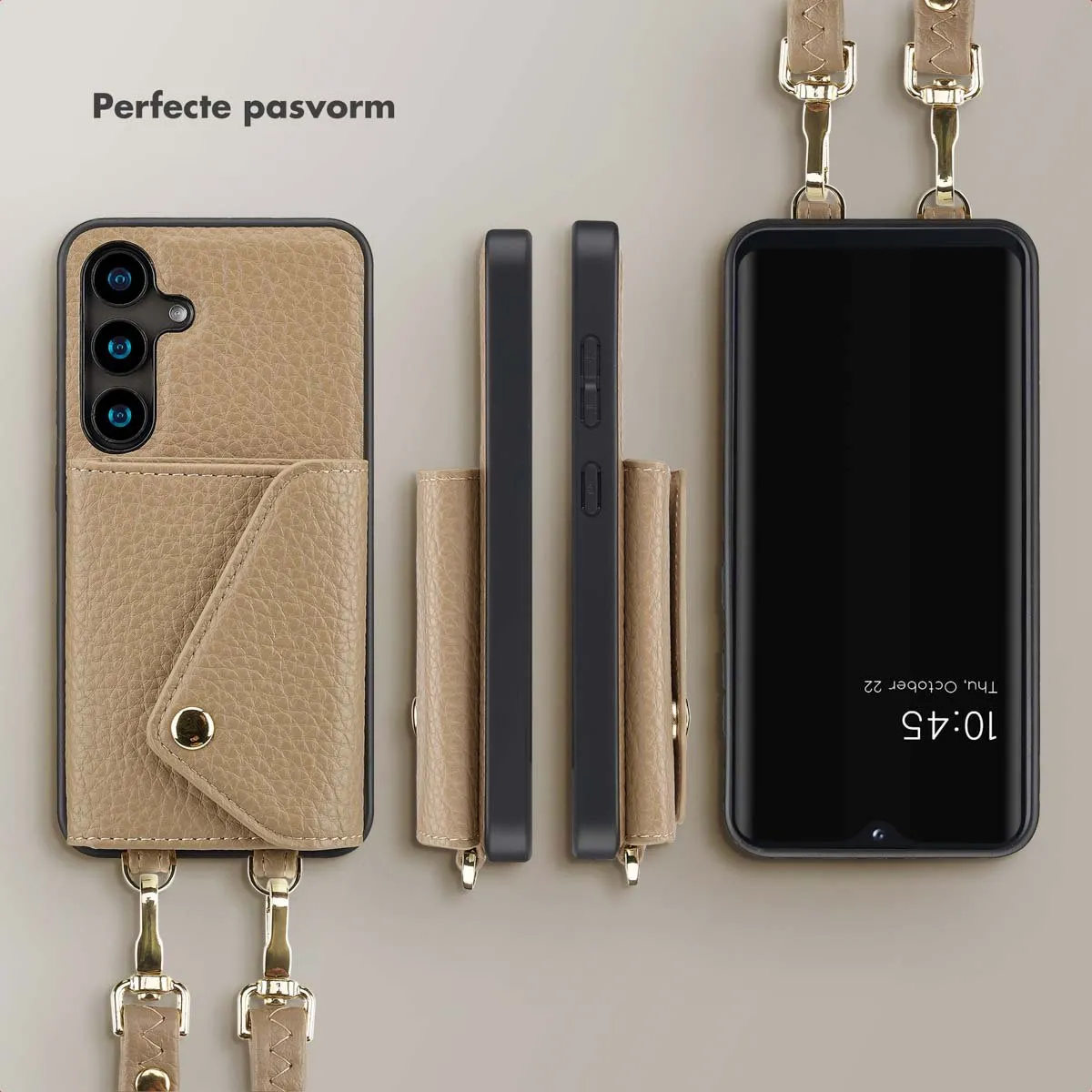 Selencia Koordhoes Samsung Galaxy S24 - Taupe