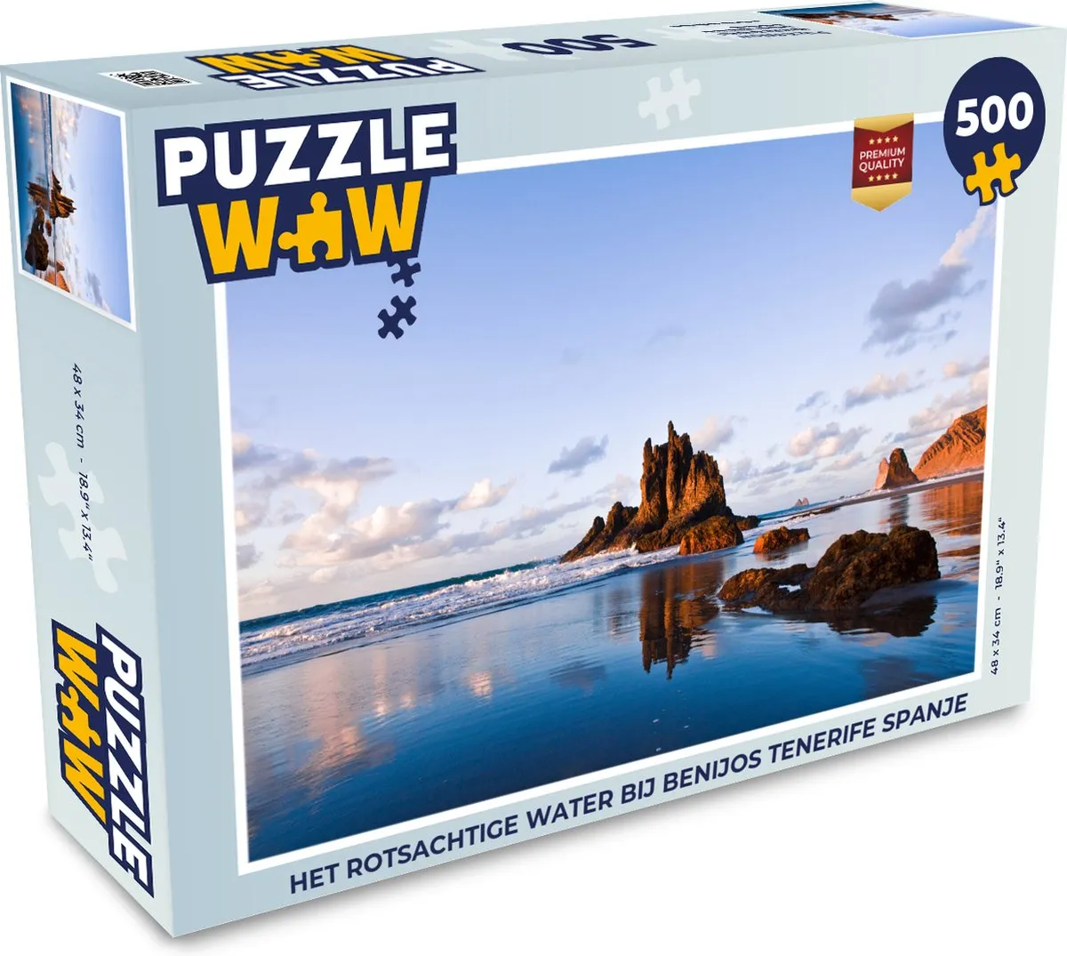 PuzzleWow Benijos Tenerife Legpuzzel 500 Stuks - Multicolor