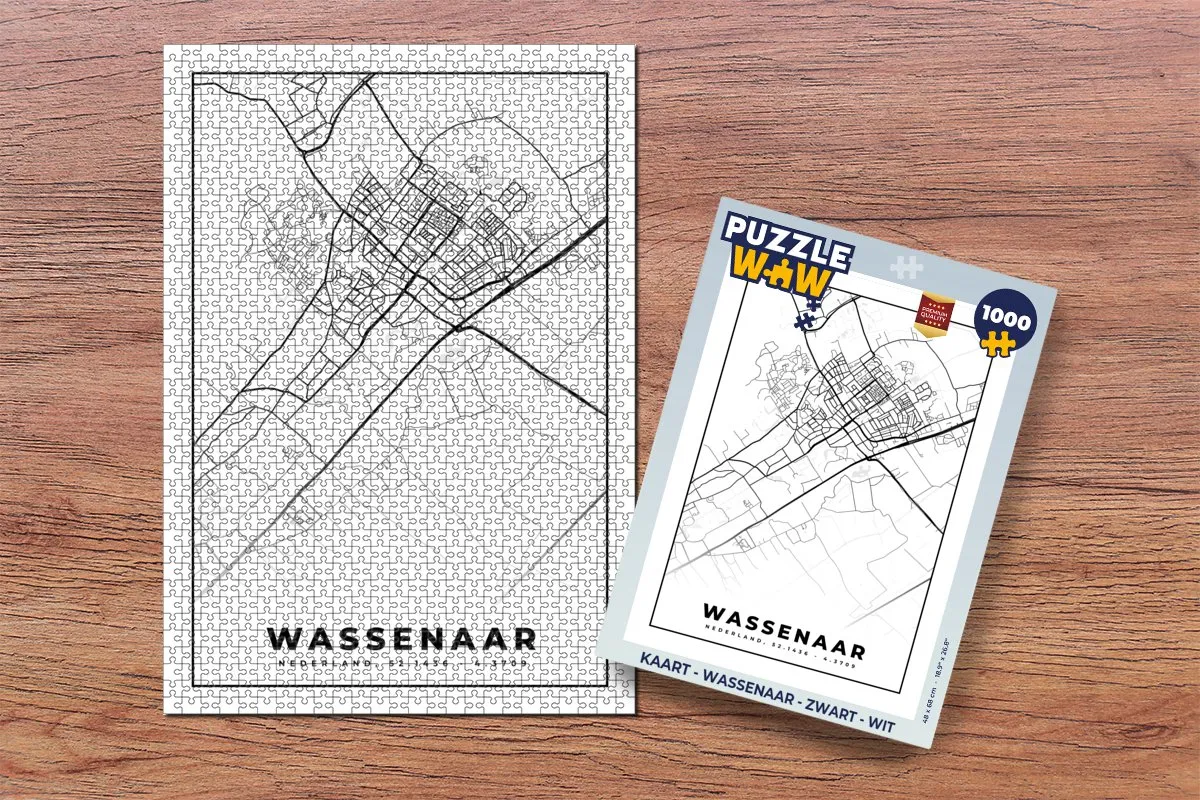 PuzzleWow Wassenaar Legpuzzel 1000 Stuks - Multicolor
