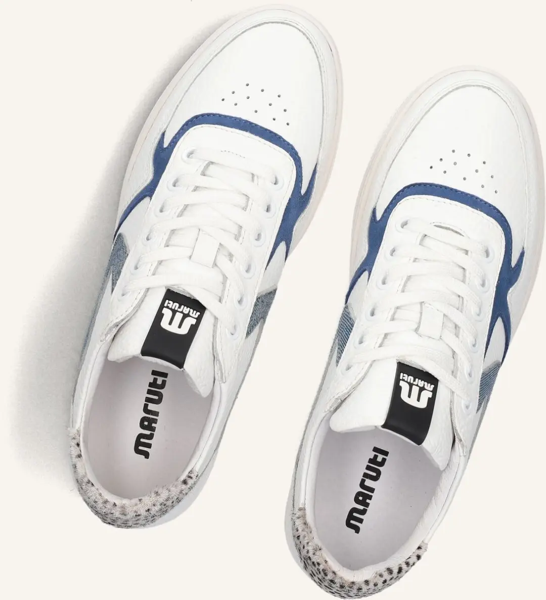 Maruti Momo Sneakers Dames - Wit - Maat 38 - afbeelding 3 van 6