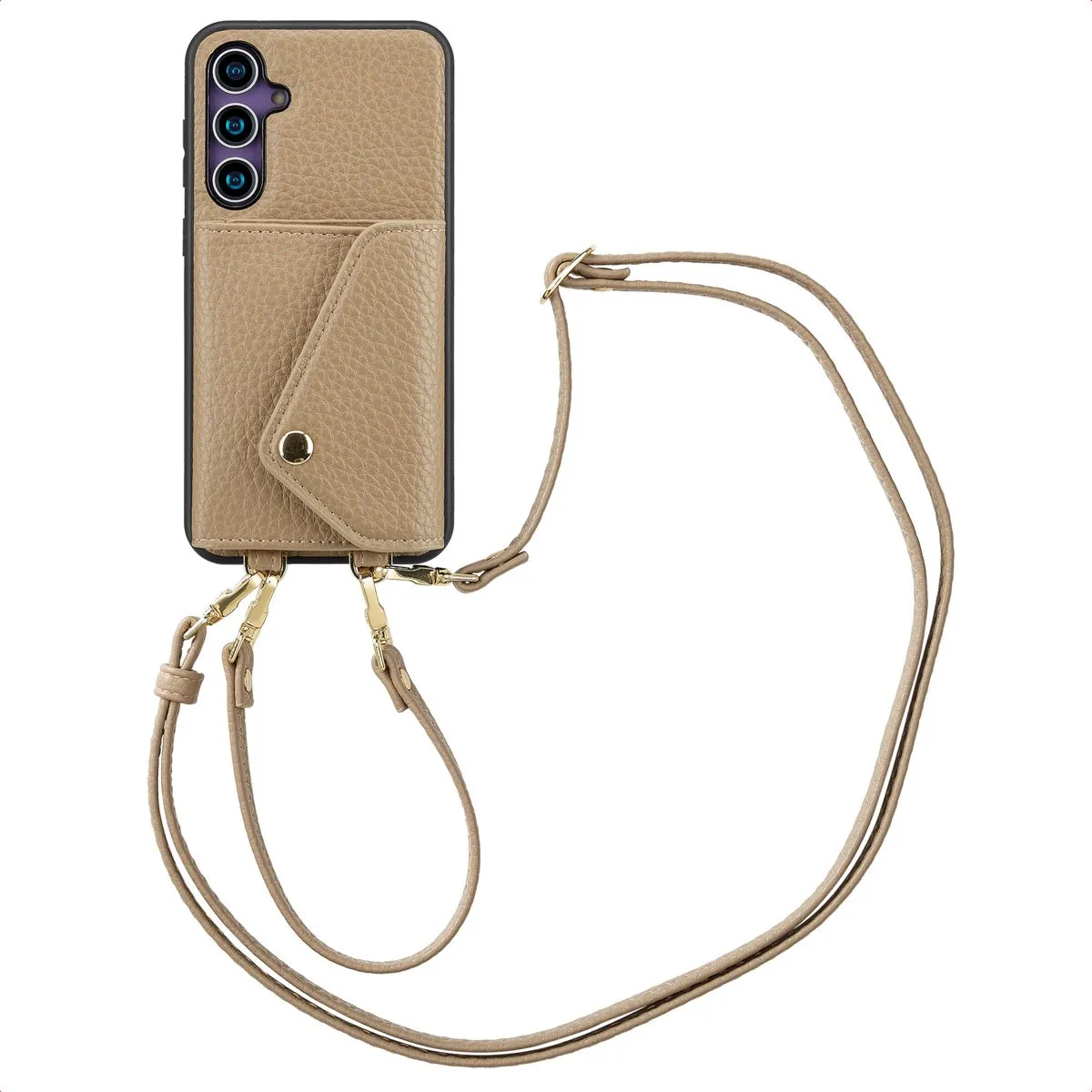 Selencia Koordhoes Samsung Galaxy S23 FE - Taupe