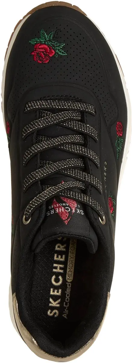 Skechers UNO Champagne & Roses Dames Sneakers - Zwart - afbeelding 4 van 6