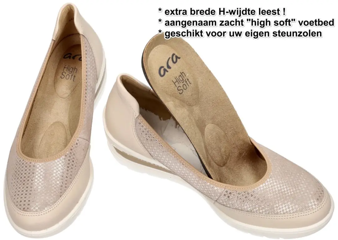 Ara Ballerina's Beige - Maat 41 - afbeelding 6 van 6