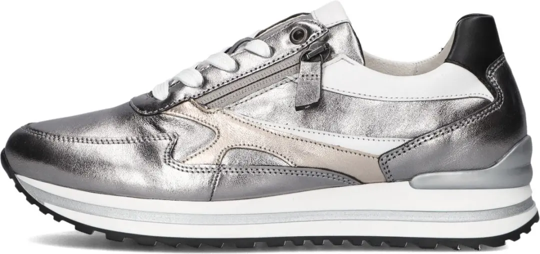 Gabor Dames Sneakers 526 - Zilver - Leer