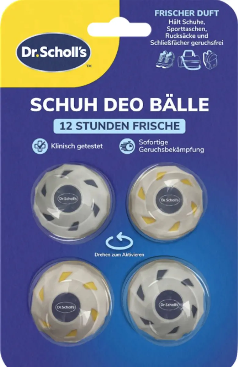 Scholl Schoen Deodorant Ballen