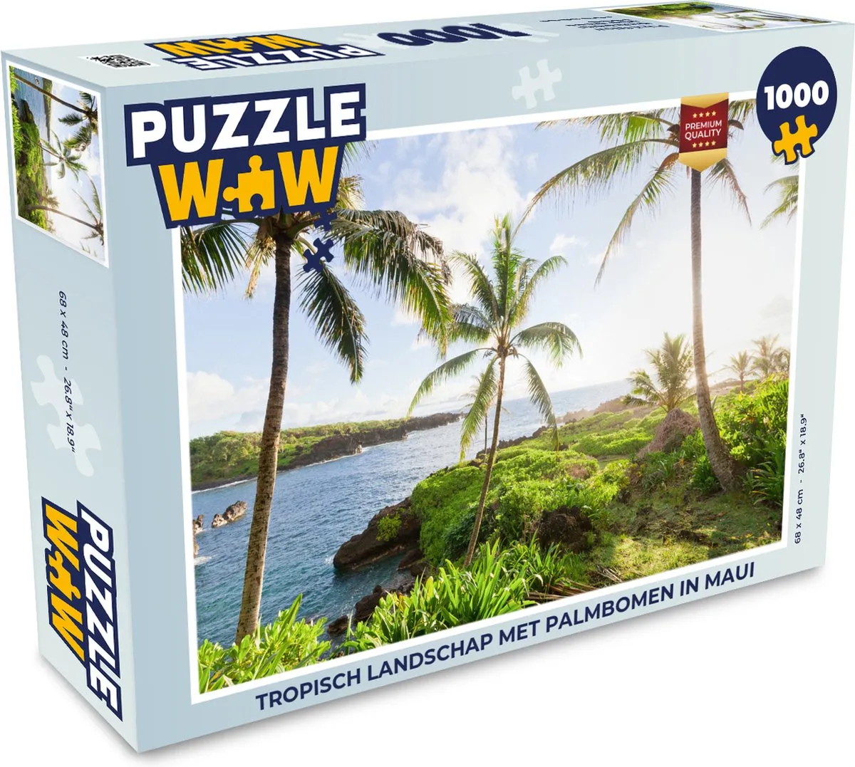 PuzzleWow Tropisch Landschap Maui Legpuzzel 1000 Stuks