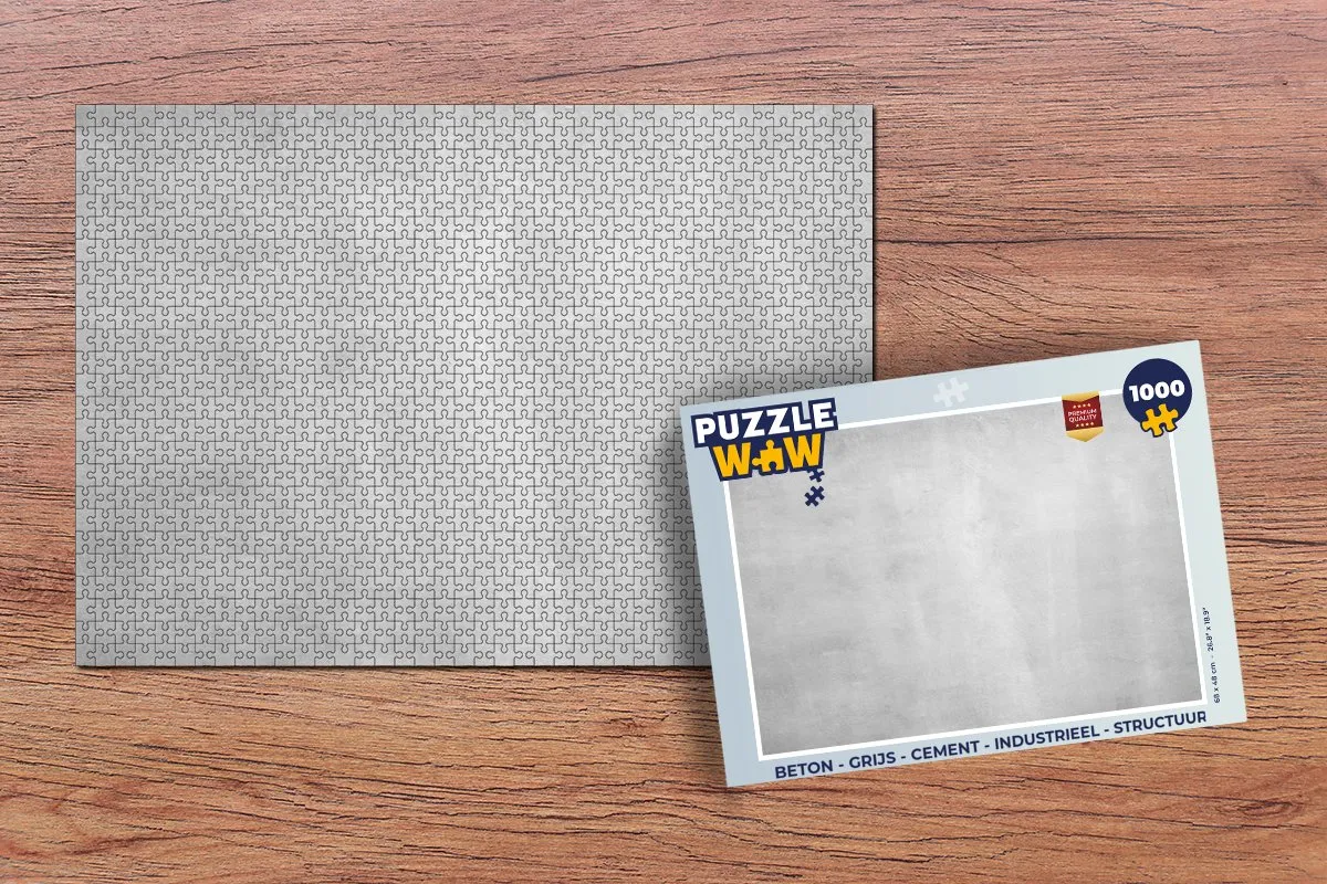 PuzzleWow Beton Industrieel Legpuzzel 1000 Stuks - Multicolor