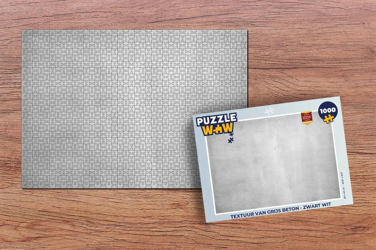 PuzzleWow Beton Industrieel Legpuzzel 1000 Stuks - Multicolor