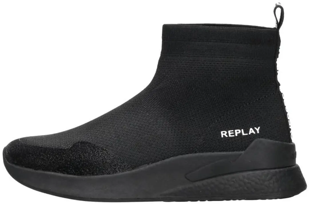 Replay Maze Jr 3 kindersneaker - Zwart - afbeelding 2 van 6