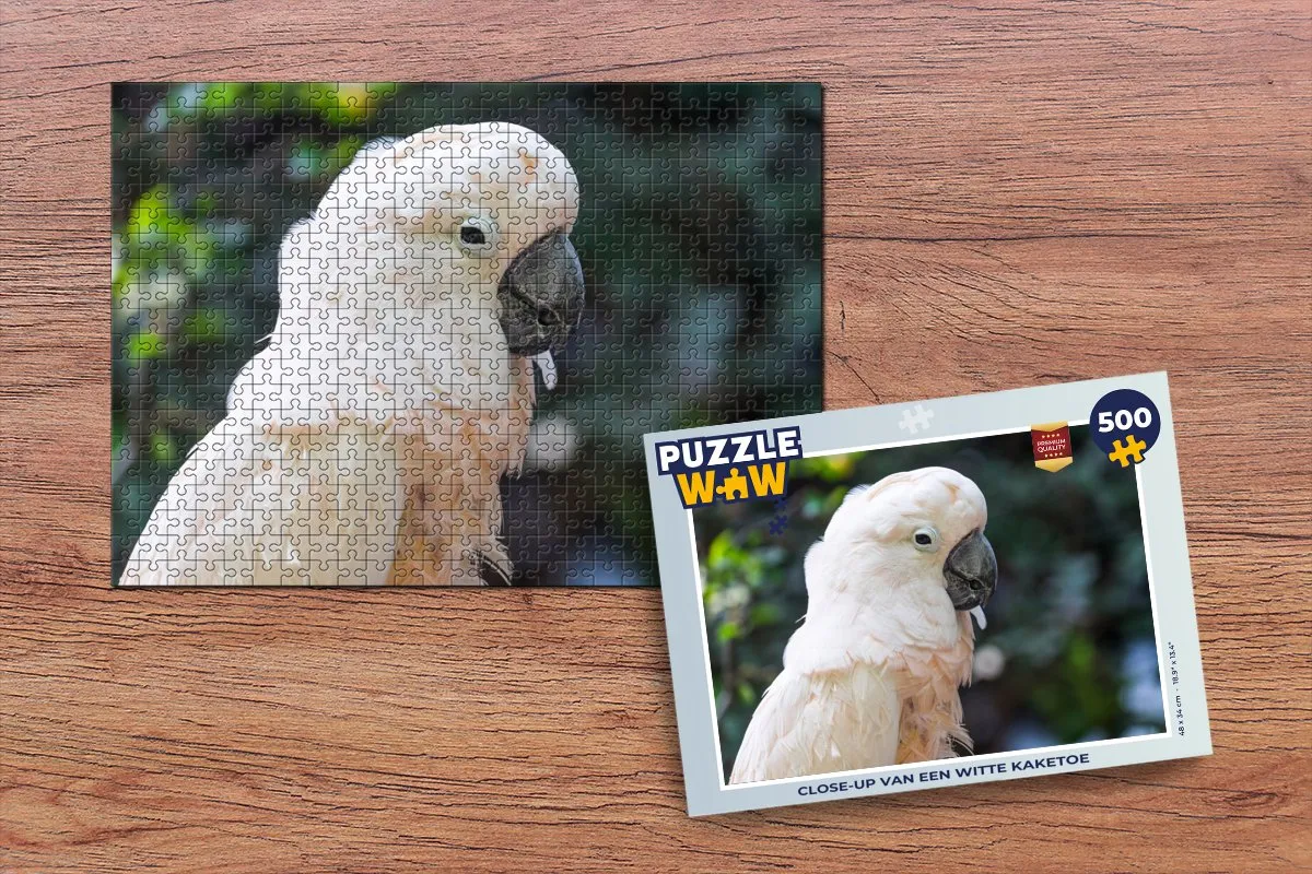 PuzzleWow Legpuzzel Kaketoe 500 Stuks - Multicolor