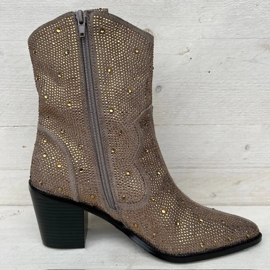 La Strada Western Boot Taupe - Damesschoenen 38