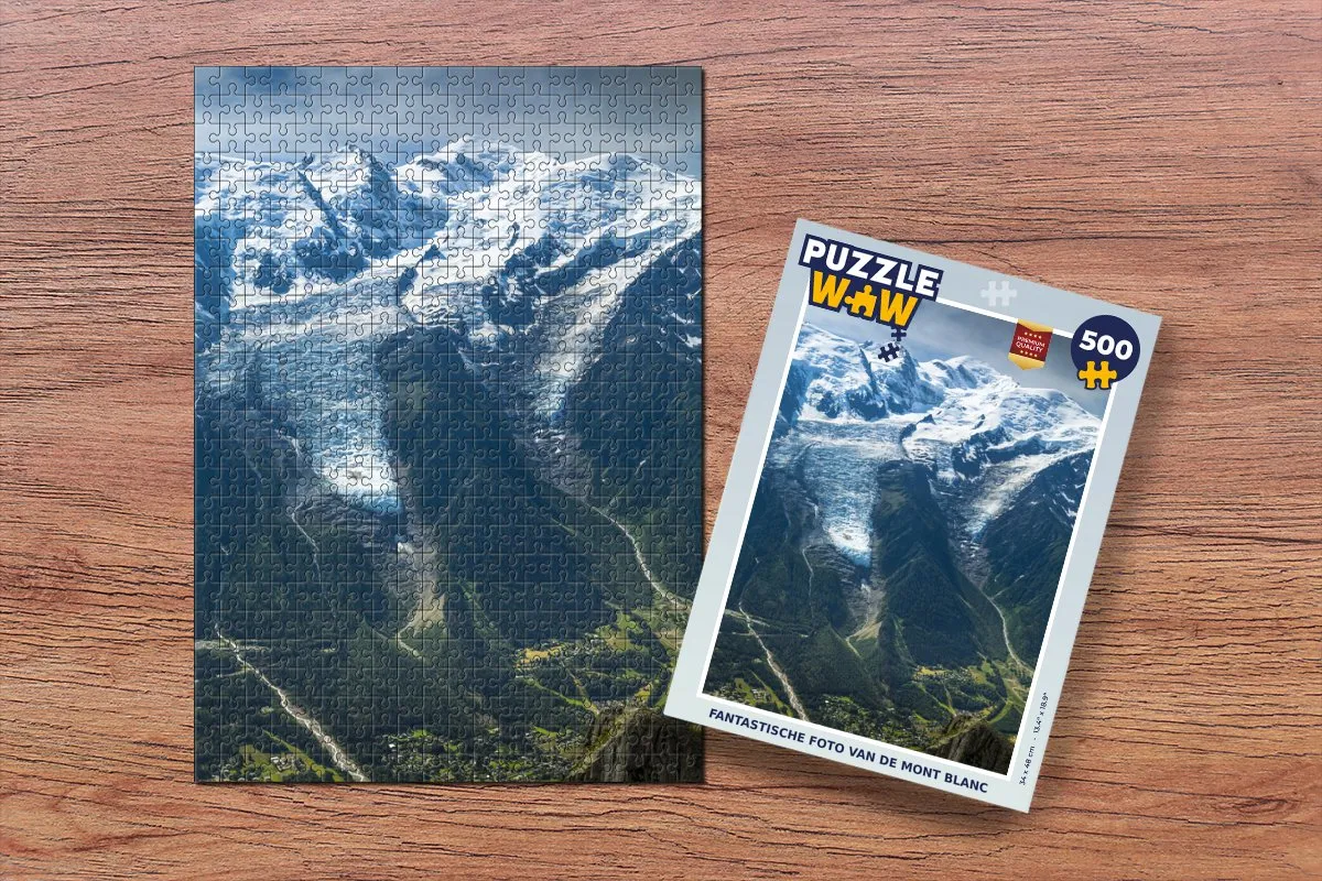 PuzzleWow Mont Blanc Legpuzzel 500 Stuks