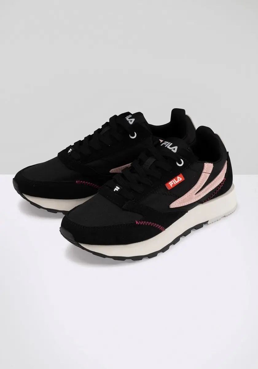 Fila Low Run Formation Women Retro Hardloopschoen - 39 - Zwart/Lichtroze - afbeelding 3 van 3