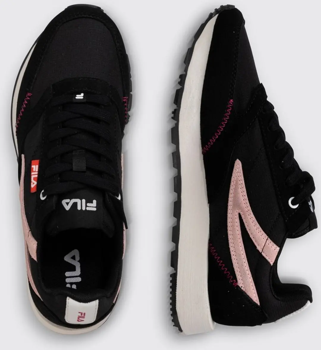 Fila Low Run Formation Women Retro Hardloopschoen - 39 - Zwart/Lichtroze - afbeelding 2 van 3