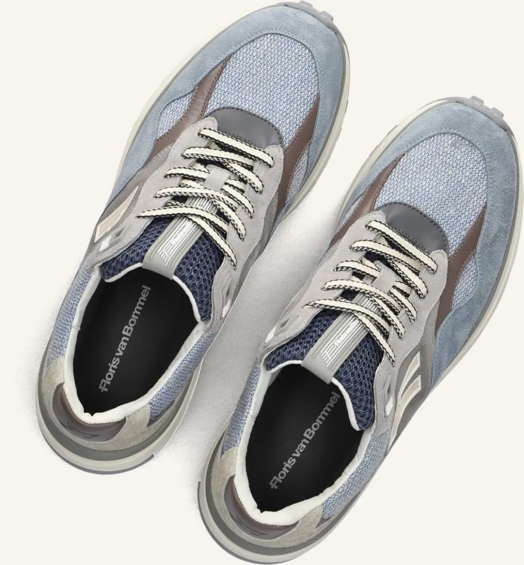 Floris van Bommel De Gripper Sneakers SFM-10238 - Blauw - afbeelding 5 van 6