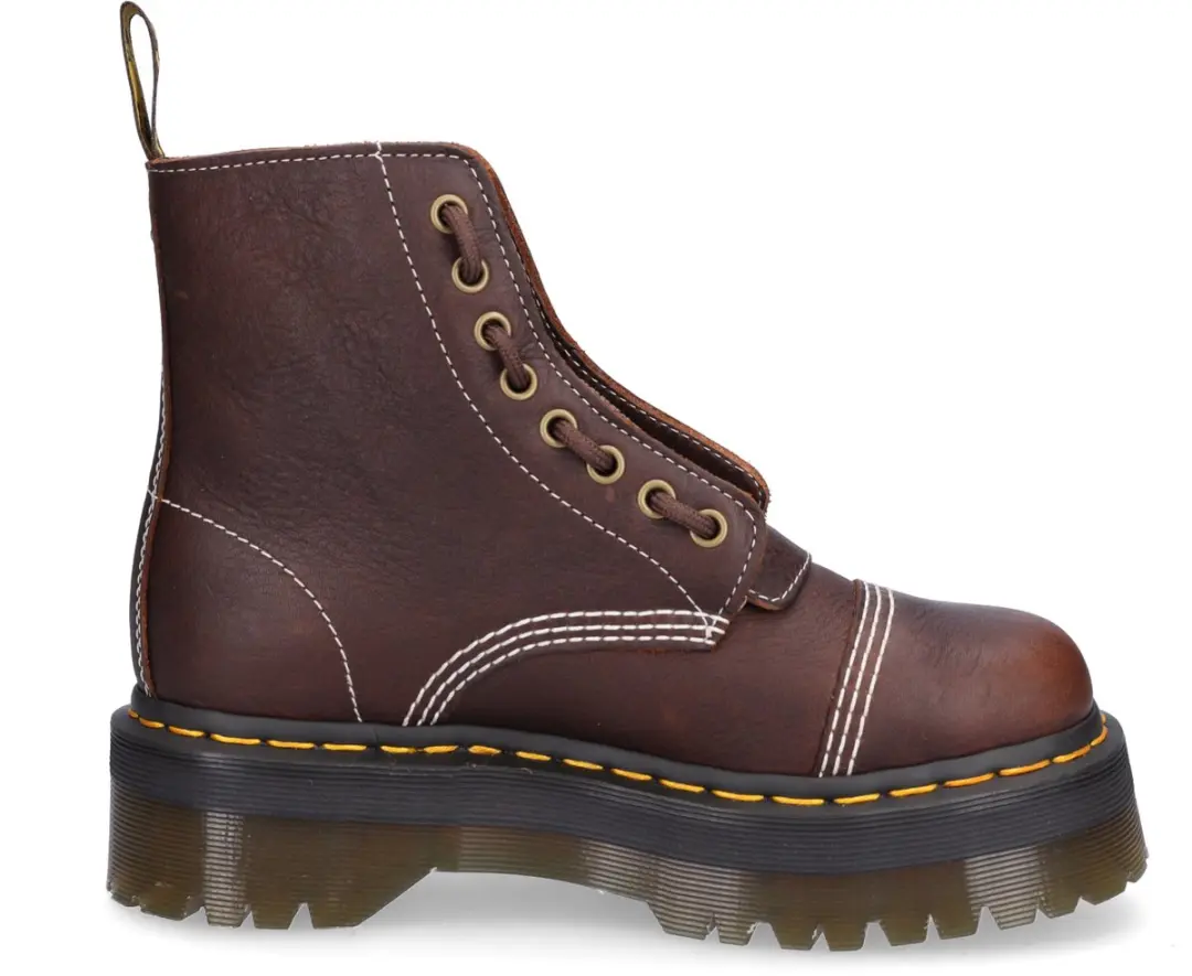 Dr. Martens Sinclair Flower Grizzly Leren Laarzen - Bruin