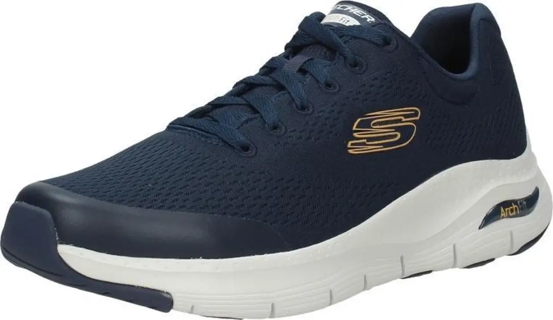 Skechers Arch Fit Heren Sneakers - Navy - afbeelding 5 van 6