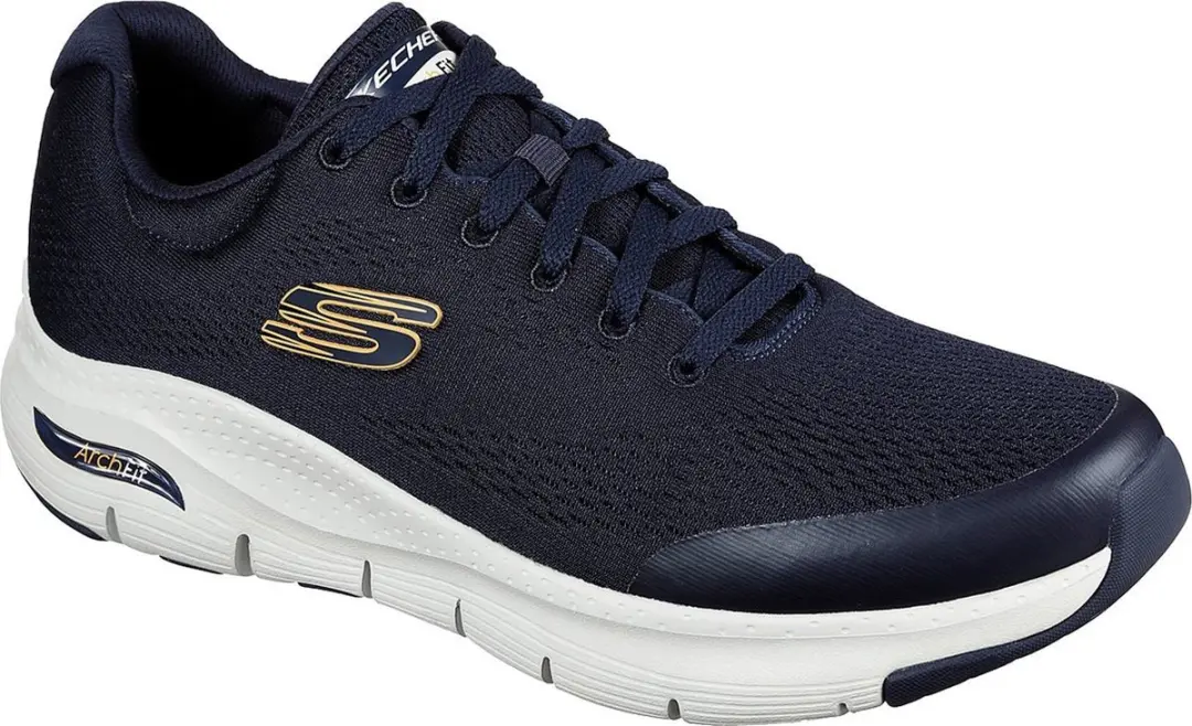 Skechers Arch Fit Heren Sneakers - Navy - afbeelding 4 van 6