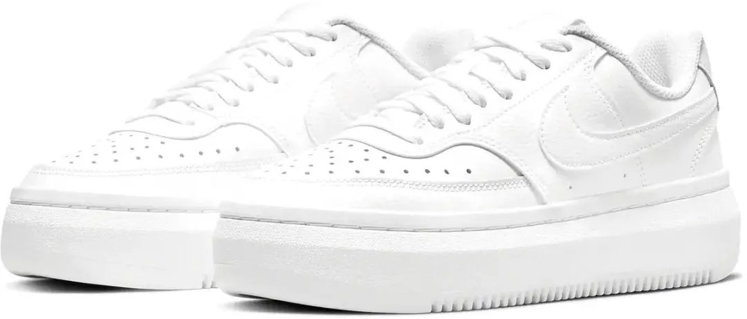 Nike Court Vision Alta Leather Sneakers - Dames 42 - Wit - afbeelding 2 van 6