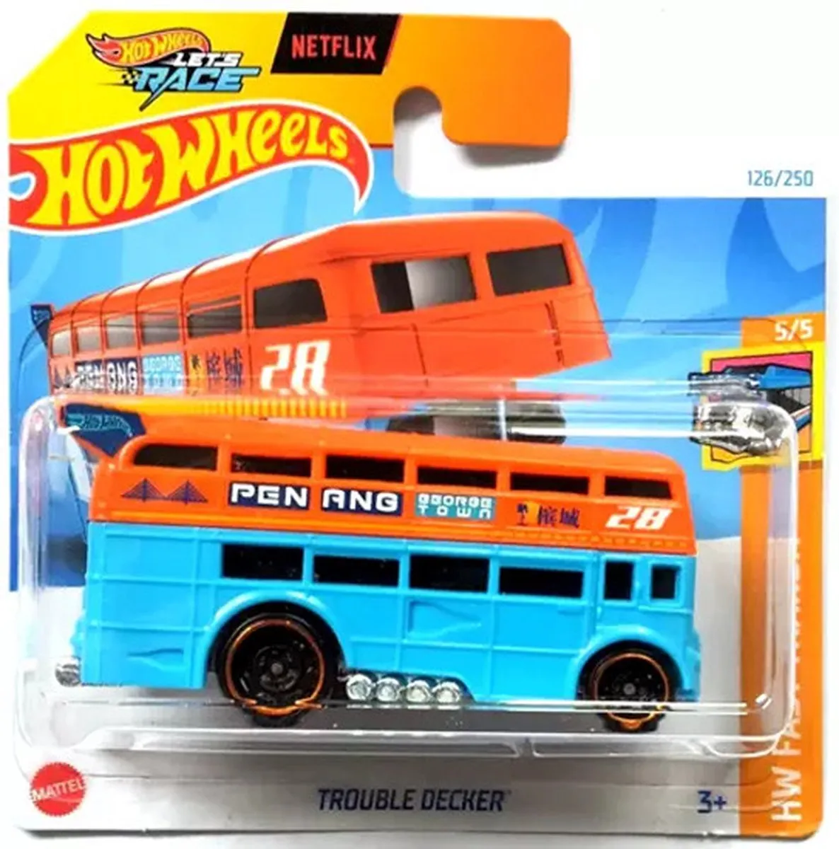 Hot Wheels Penang 28 Trouble Decker 1:64