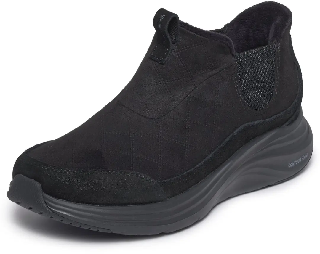 Skechers dames Contour Foam Boot-Cozy Dash zwart 168173-BBK
