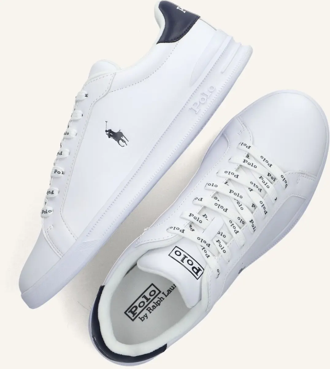 Polo Ralph Lauren Hrt Court II Sneakers - Wit - 40