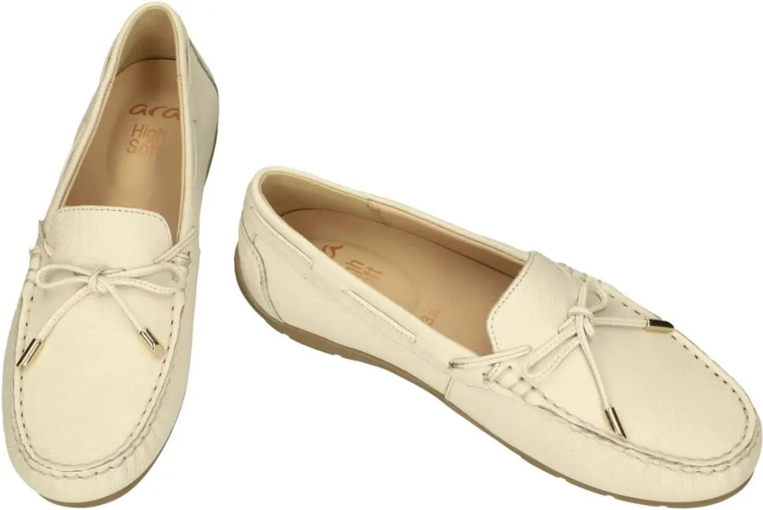 Ara 1219212 Instappers 40 - Wit/Beige