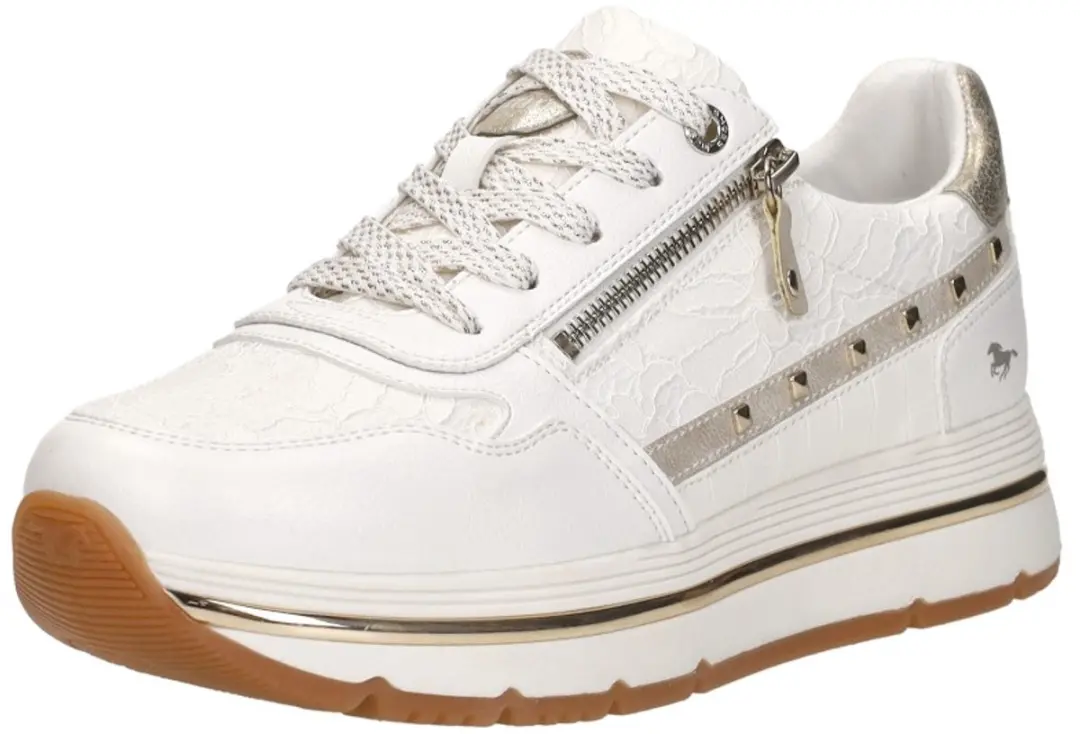 Mustang Sneakers Laag Sneakers Laag - wit - Maat 41 - afbeelding 4 van 6
