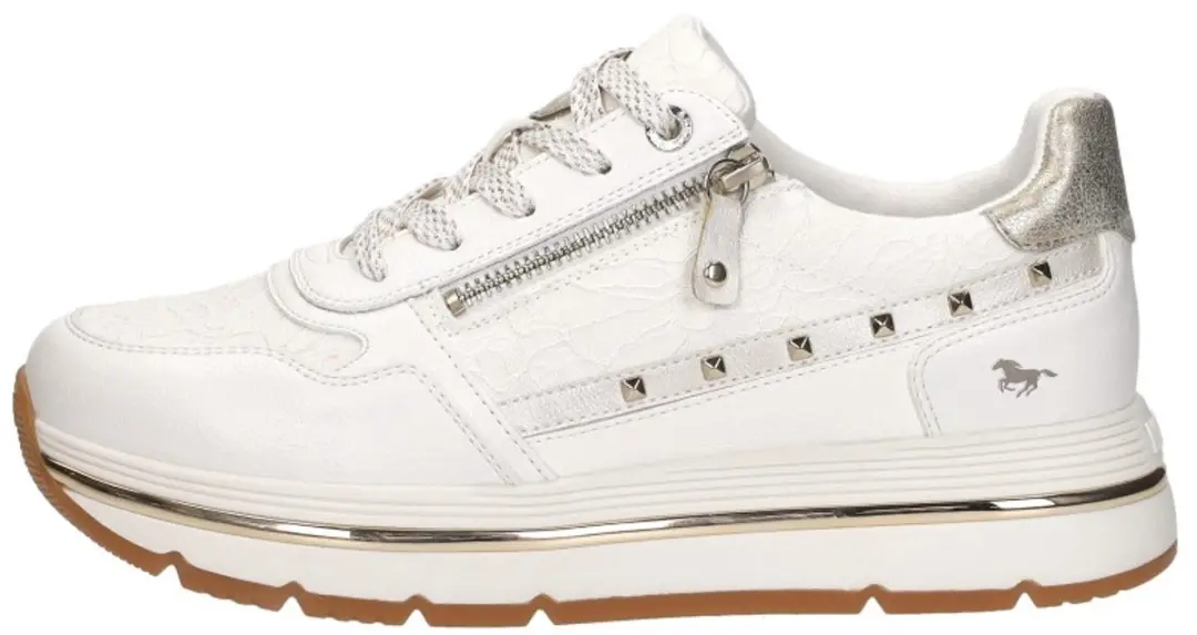 Mustang Sneakers Laag Sneakers Laag - wit - Maat 41 - afbeelding 2 van 6