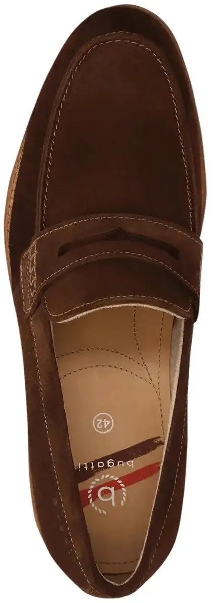 Bugatti 311-AJW63 Leren Loafers - Donkerbruin - Maat 44 - afbeelding 5 van 5