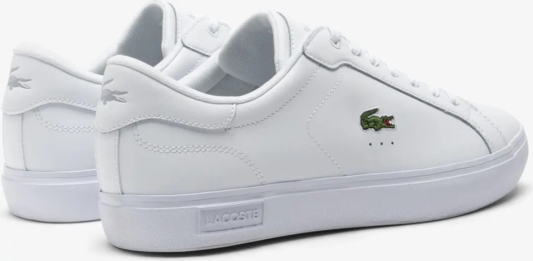 Lacoste POWERCOURT 125 2 SMA Heren Sneakers - Wit - afbeelding 4 van 6