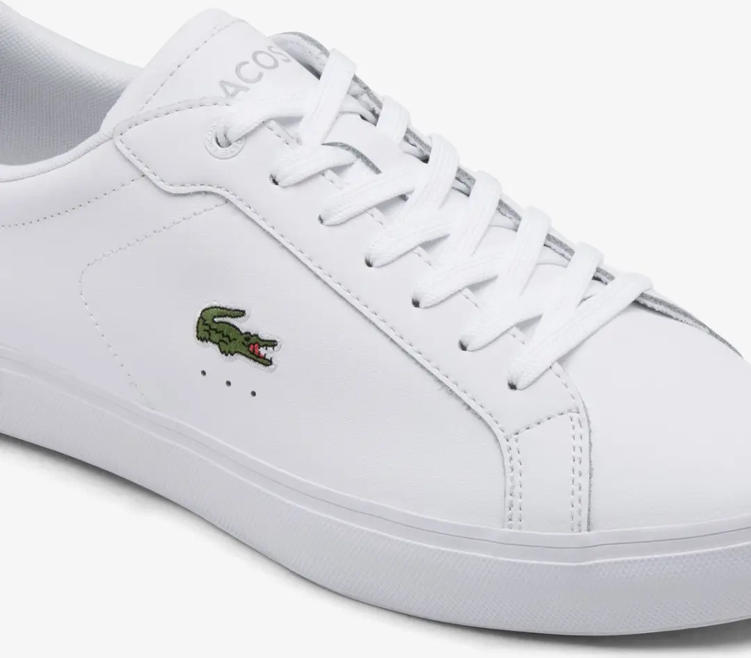 Lacoste POWERCOURT 125 2 SMA Heren Sneakers - Wit - afbeelding 5 van 6