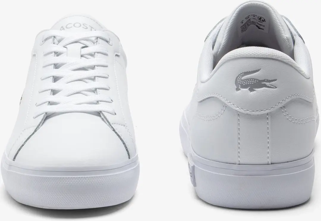 Lacoste POWERCOURT 125 2 SMA Heren Sneakers - Wit - afbeelding 6 van 6