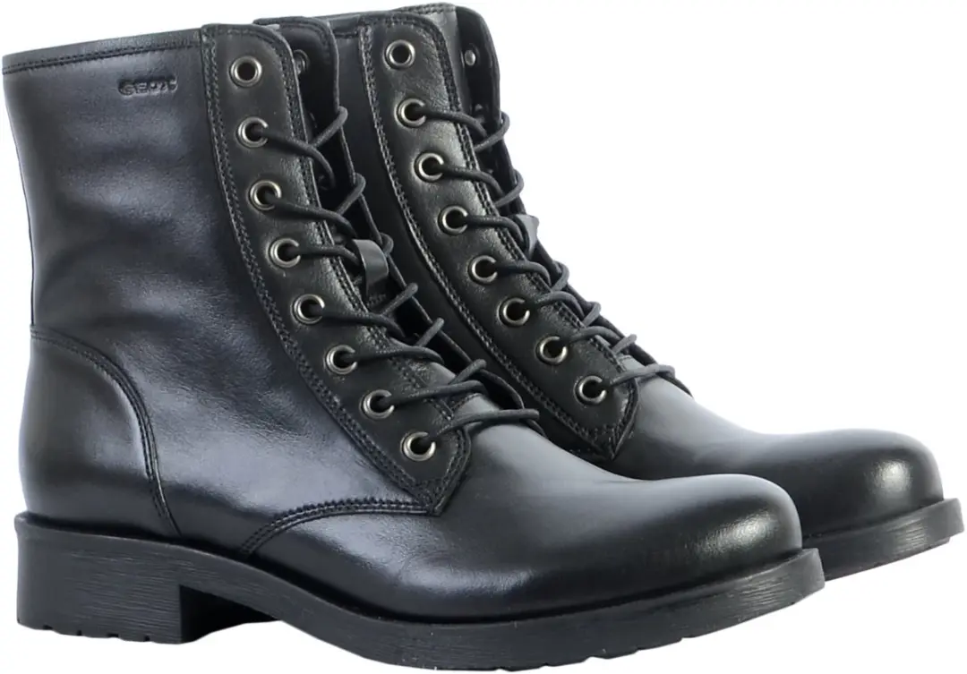 Geox D Rawelle Dames Laarzen 36 - Zwart