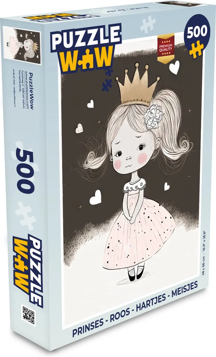 PuzzleWow Legpuzzel 500 Stuks - Multicolor
