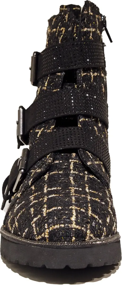 La Strada Boot Dames - Zwart/Beige Patroon 40