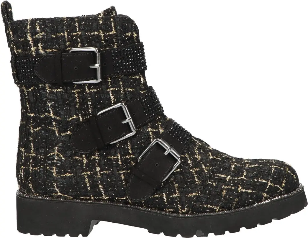 La Strada Boot Dames - Zwart/Beige Patroon 40