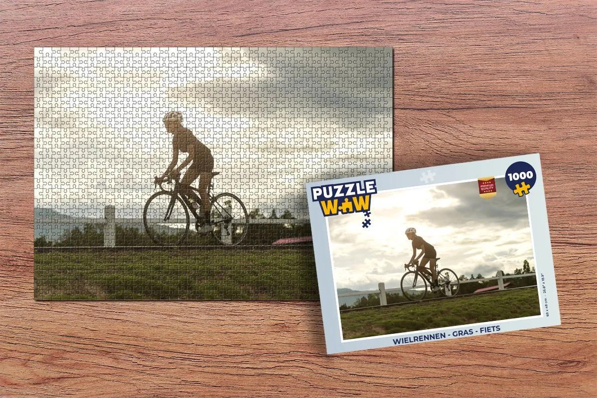 PuzzleWow Wielrennen Legpuzzel 1000 Stuks - Multicolor
