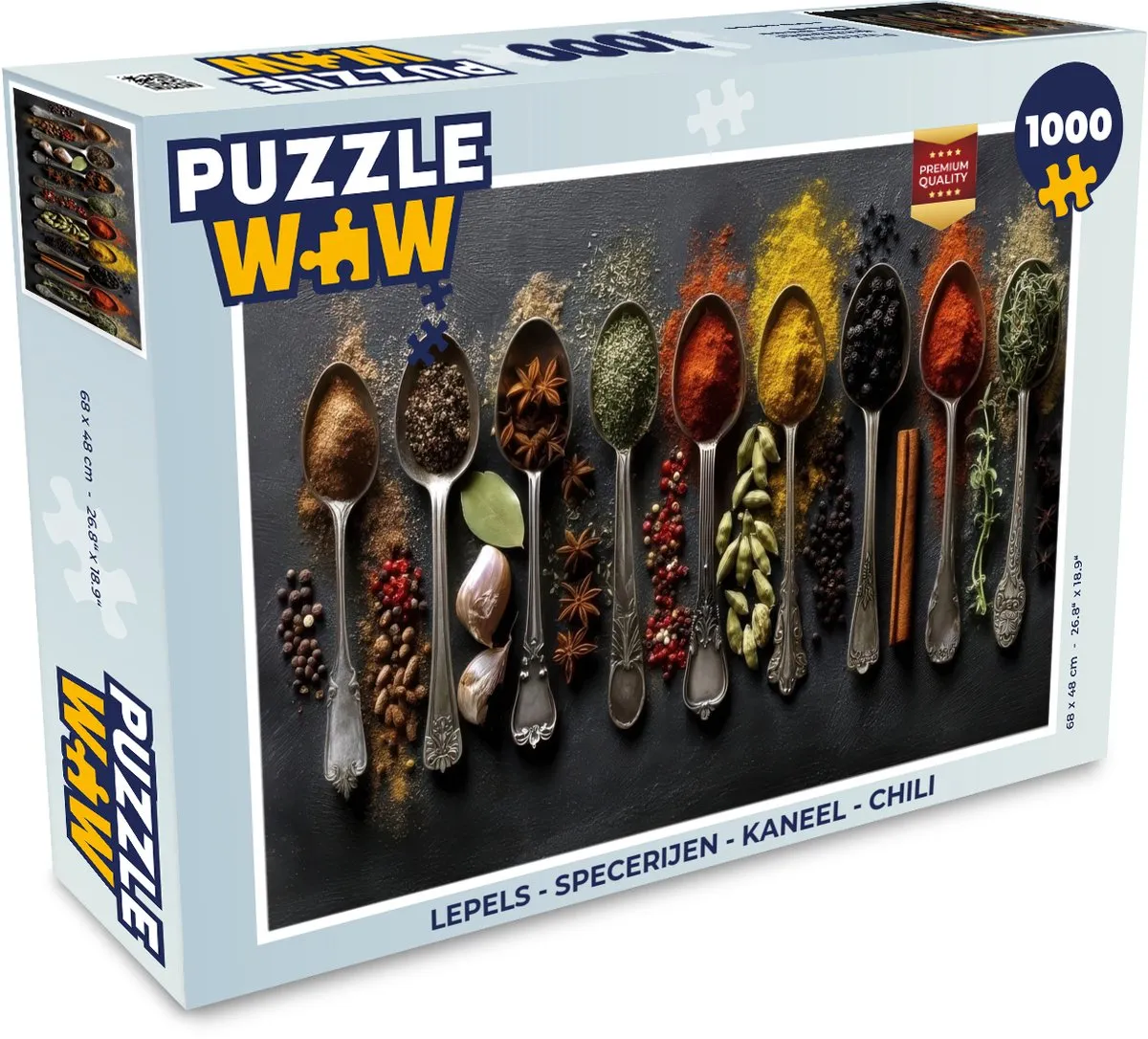 PuzzleWow Lepels Specerijen Puzzel 1000 Stuks