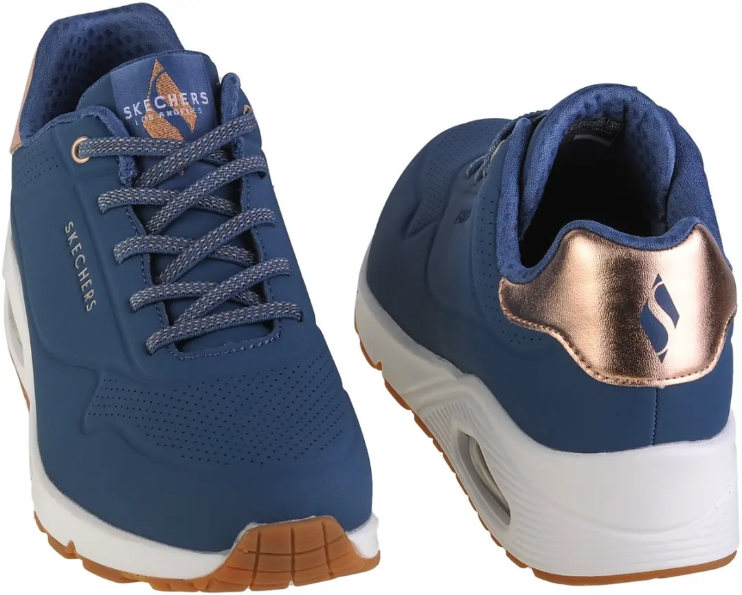 Skechers Uno-Shimmer Away Sneakers 36.5 - Marineblauw - afbeelding 6 van 6