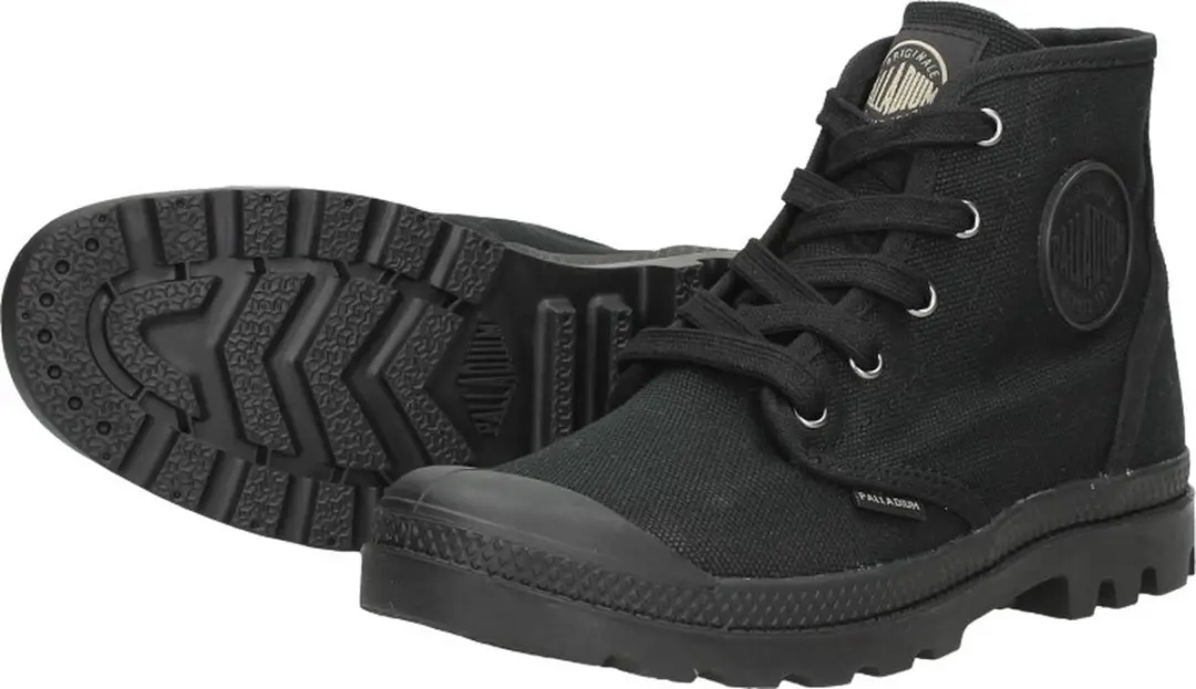 Palladium Pampa Hi Veterschoenen - Dames 37 - Zwart