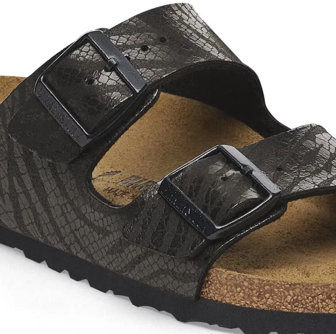 Birkenstock Slipper Arizona 1029560 Zebra Zwart Smal