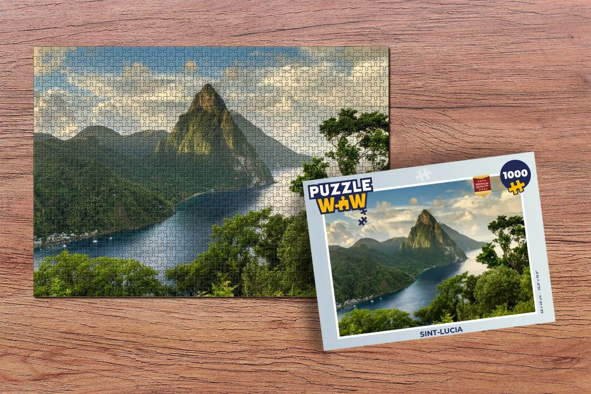 PuzzleWow Sint-Lucia Legpuzzel 1000 Stuks - Multicolor