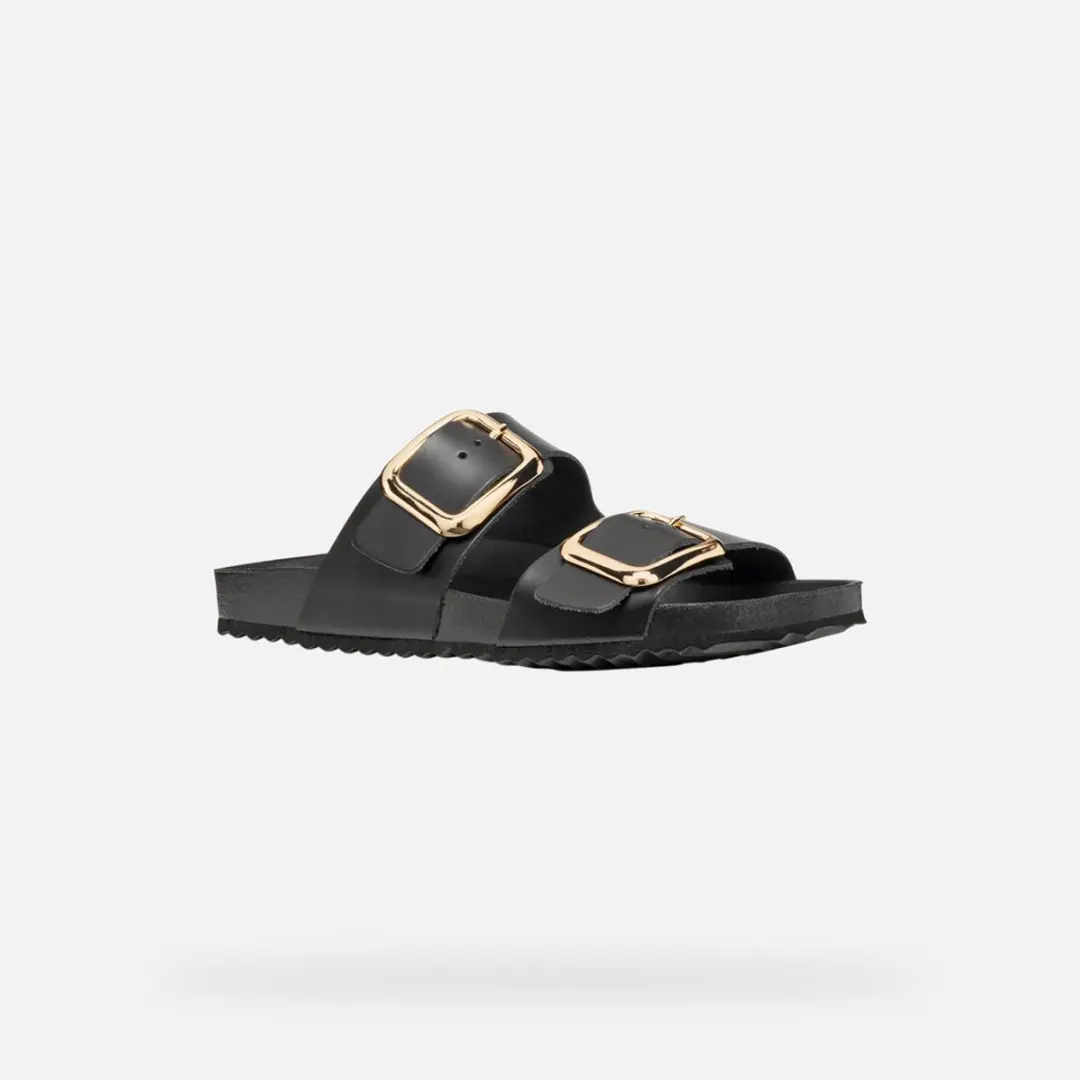 Geox Brionia R Dames Sandalen - 35 - Zwart - afbeelding 5 van 6