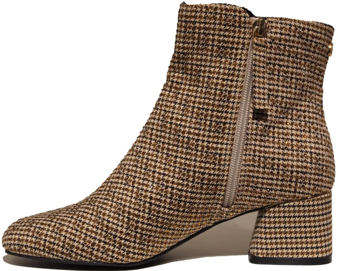 La Strada Enkellaars Textiel - Beige - Maat 42 - afbeelding 2 van 6